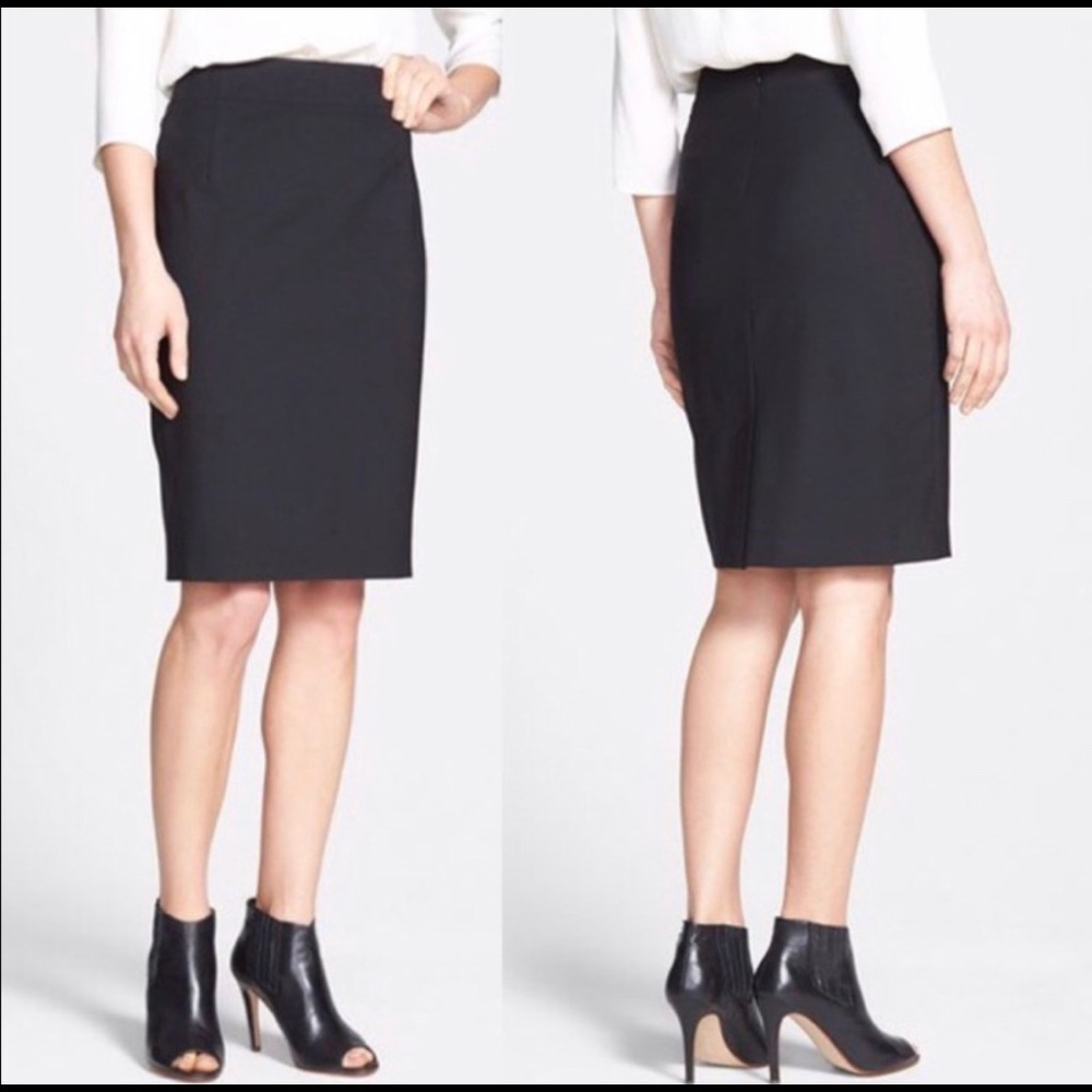 NWOT [Theory] Classic Joanie Wool Pencil Skirt